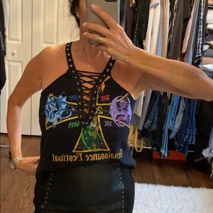 graphic tank with great detailing.